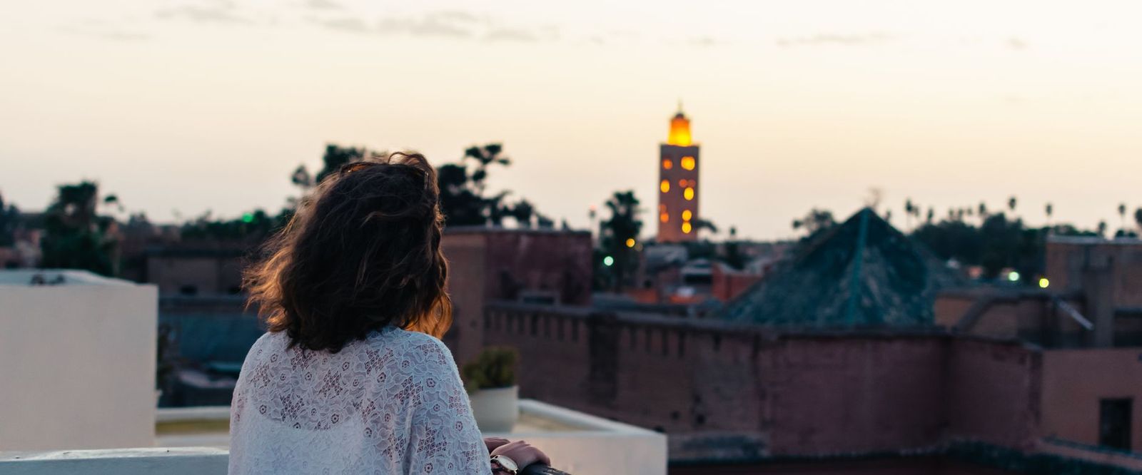 Les toits de la médina de Marrakech